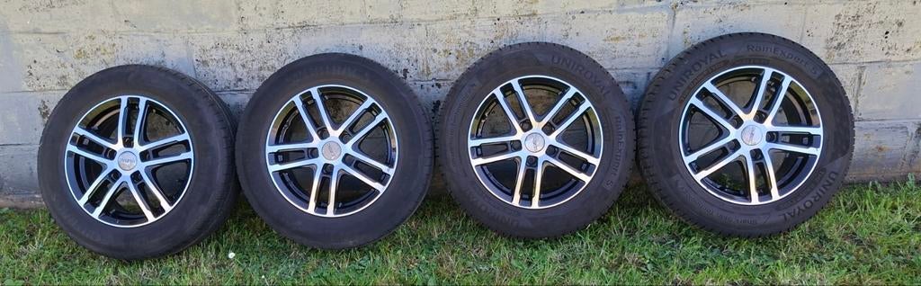 Jantes alu 5x112 , pneus été, Autos : Pièces & Accessoires, Pneus & Jantes, 15 pouces, Pneus été, Pneu(s), Enlèvement