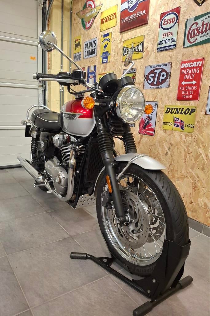 Klasse Triumph T120! *Keuring & Garantie*, Motoren, 2 cilinders, Occasion, Motorrijbewijs A, Bedrijf