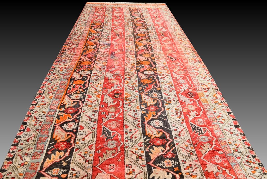 Oud Kaukasisch tapijt uit Dagestan: 315 x 125 cm, Antiek en Kunst, Antiek | Tapijten, Tafelkleden en Textiel, Verzenden
