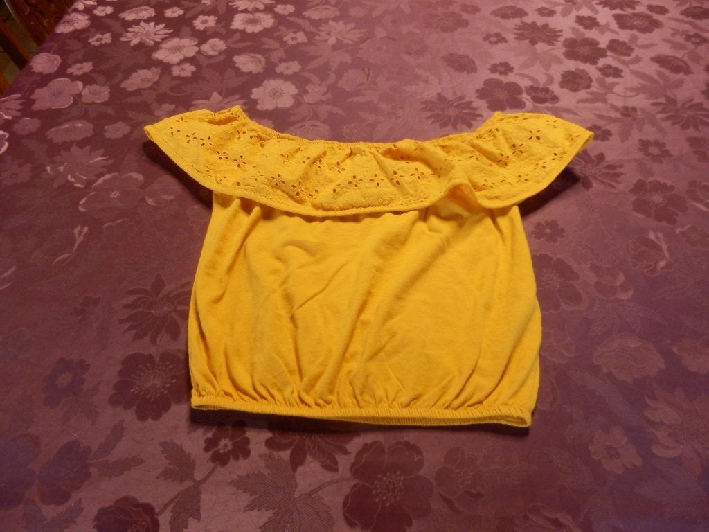 (6)- blouse fille t.12ans jaune - primark -, Kinderen en Baby's, Overige typen, Meisje, Ophalen of Verzenden, Zo goed als nieuw