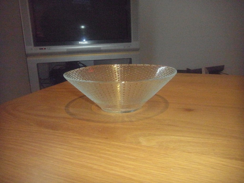 een leuke schaal, Ophalen of Verzenden, Zo goed als nieuw, Glas, Schaal