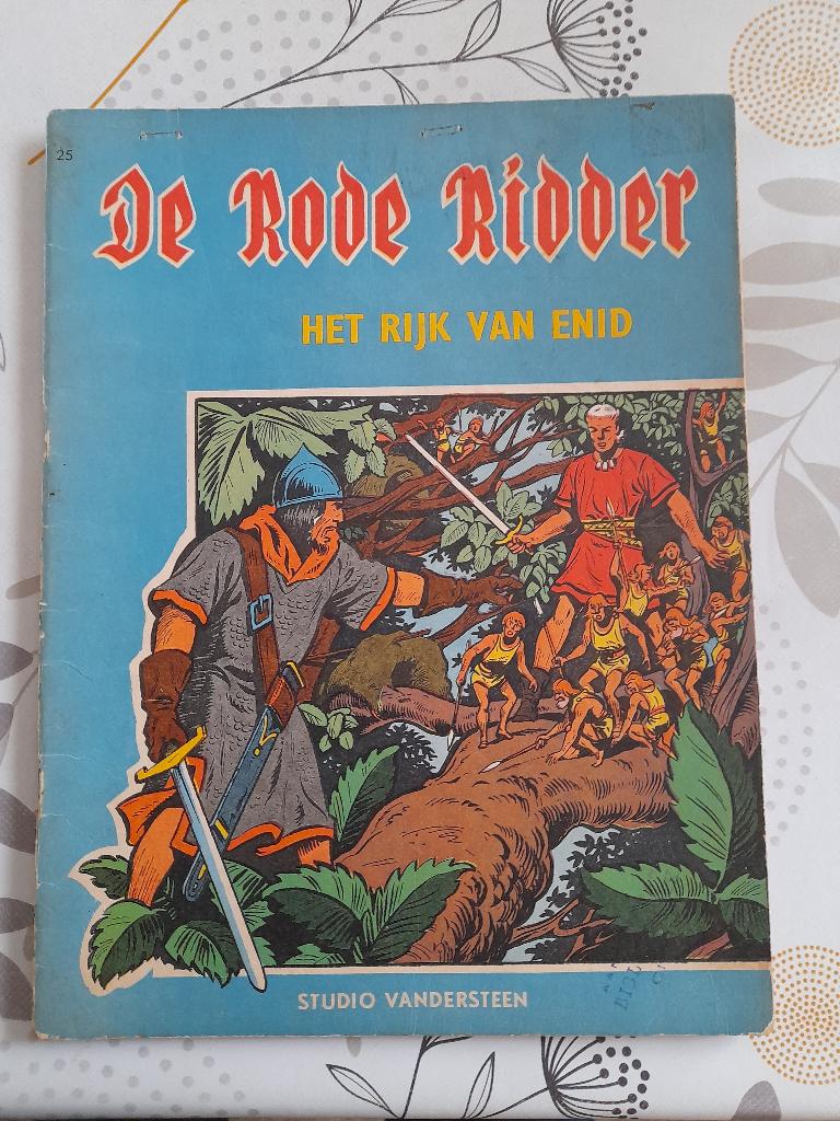 De Rode Ridder nr 25 "Het rijk van Enid"eerste druk jaren 60, Ophalen of Verzenden, Gelezen