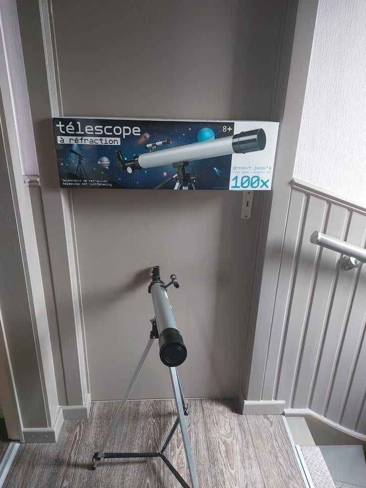 Telescoop met lichtbreking, TV, Hi-fi & Vidéo, Matériel d'optique | Télescopes, Enlèvement, Comme neuf, Pièces ou Accessoires