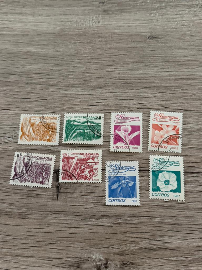 Nicaraguaanse postzegelpartijen, Ophalen of Verzenden, Overige landen, Gestempeld