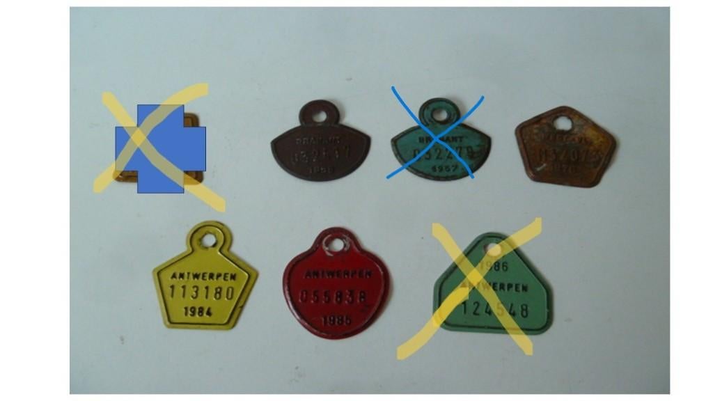 vélo ancien  plaque de vélo, oldtimer ancètre plaque de taxe, Enlèvement ou Envoi