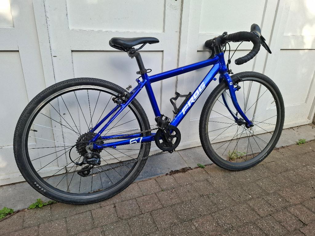 Koersfiets/gravelbike Frog 67, Vitesses, Enlèvement, Utilisé, Frein sur jante