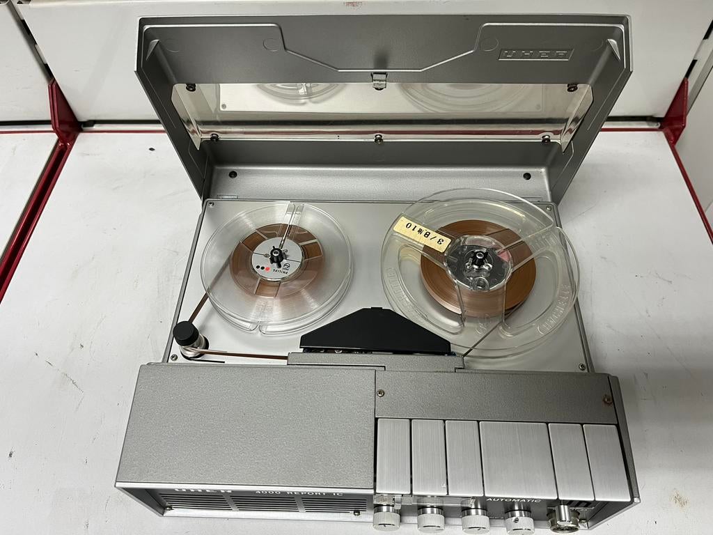 Magnétophone à bandes vintage UHER 4000 Report IC, Enlèvement ou Envoi, Magnétophone, Avec bandes