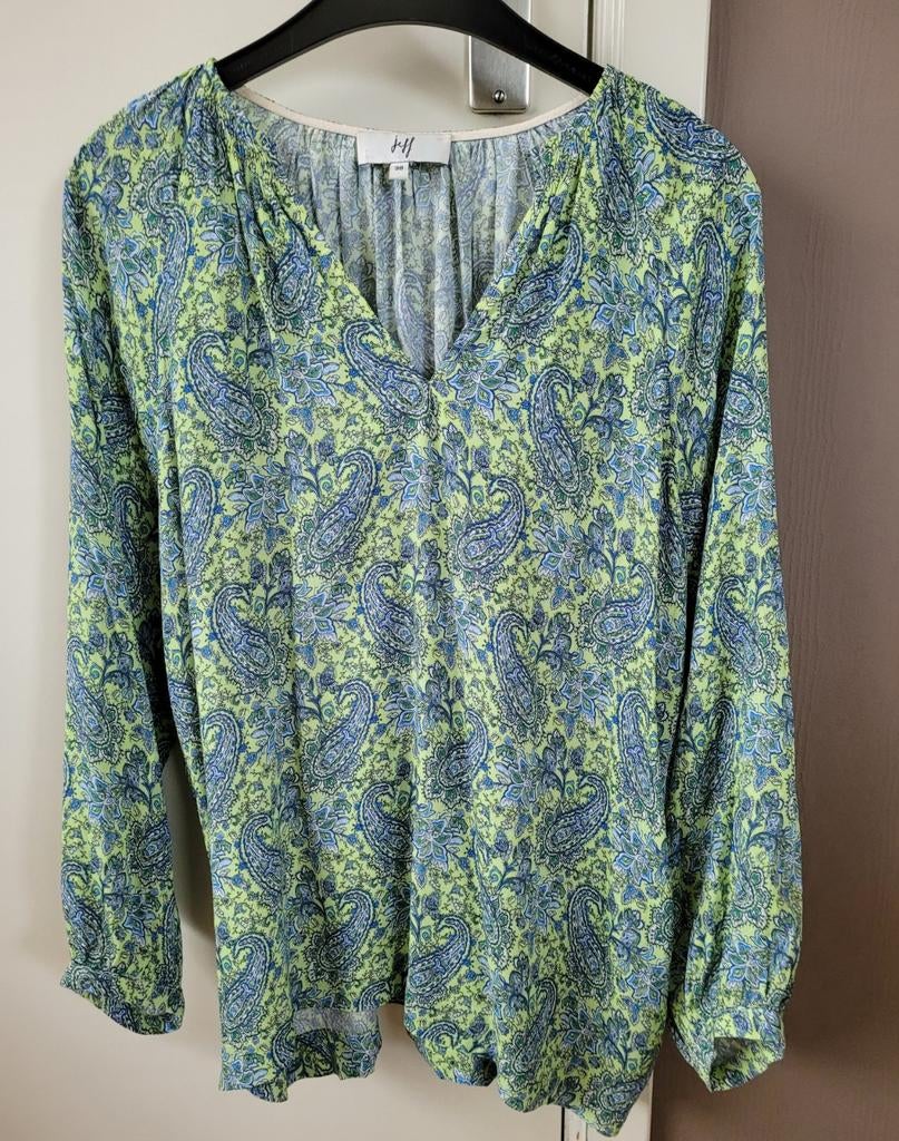 Mooie oversized blouse merk Jeff, grote 38..als nieuw, Kleding | Dames, Ophalen of Verzenden
