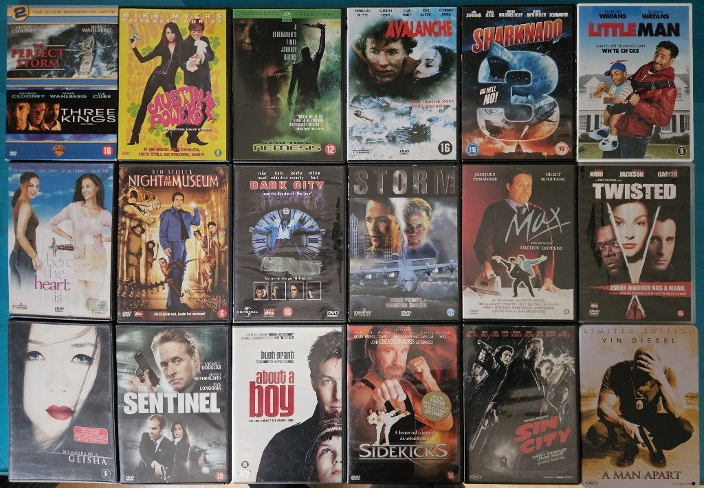 Dvd's Diverse titels en genres, CD & DVD, DVD | Autres DVD, À partir de 12 ans, Enlèvement ou Envoi, Utilisé