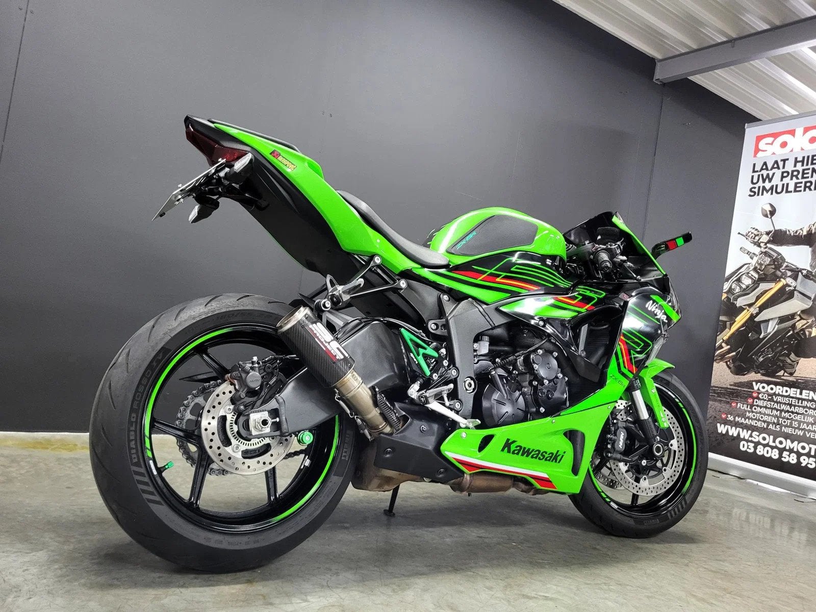 Kawasaki ZX-6R legendarische 636 leuke accessoires, Entreprise, Occasion, Plus de 35 kW, Autre