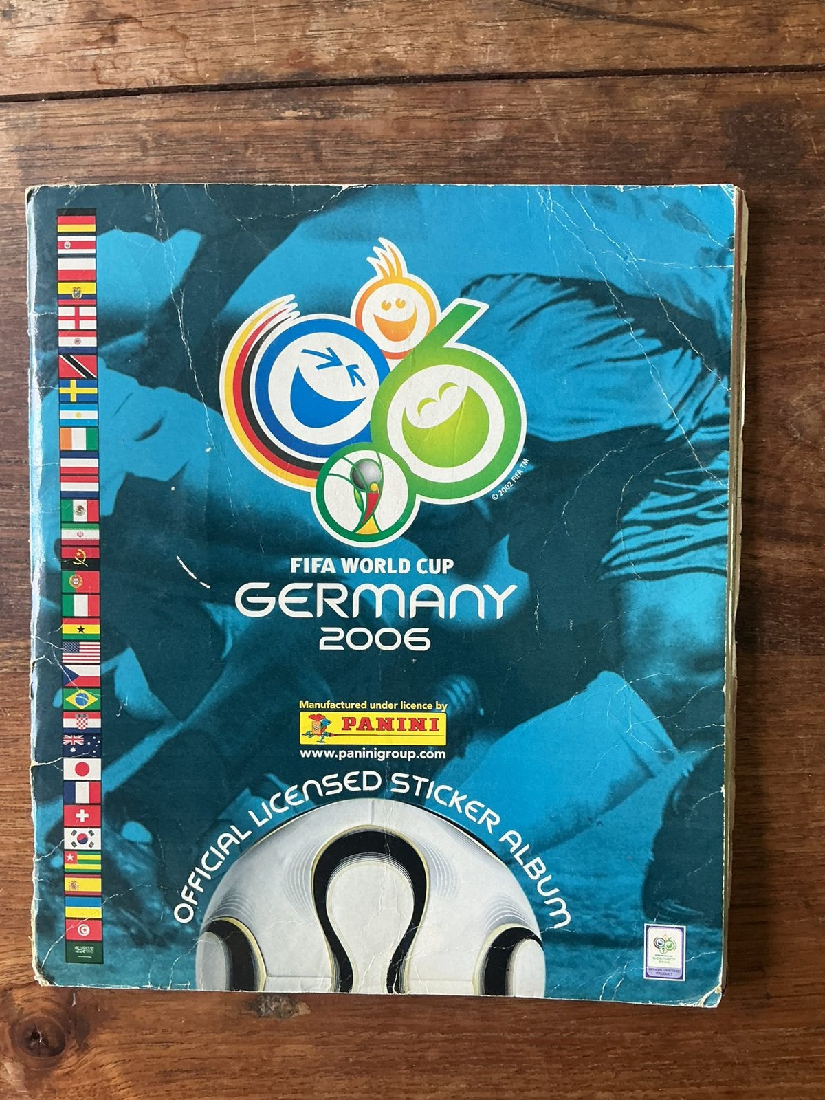 Panini sticker-album van het WK 2006 Germany, Verzamelen, Ophalen, Gebruikt
