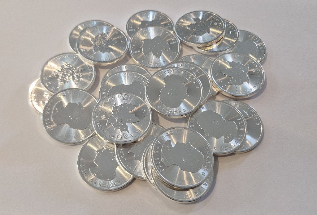 25x 1 oz silver MAPLE LEAF 2026 $5 BU, Ophalen of Verzenden, Zilver