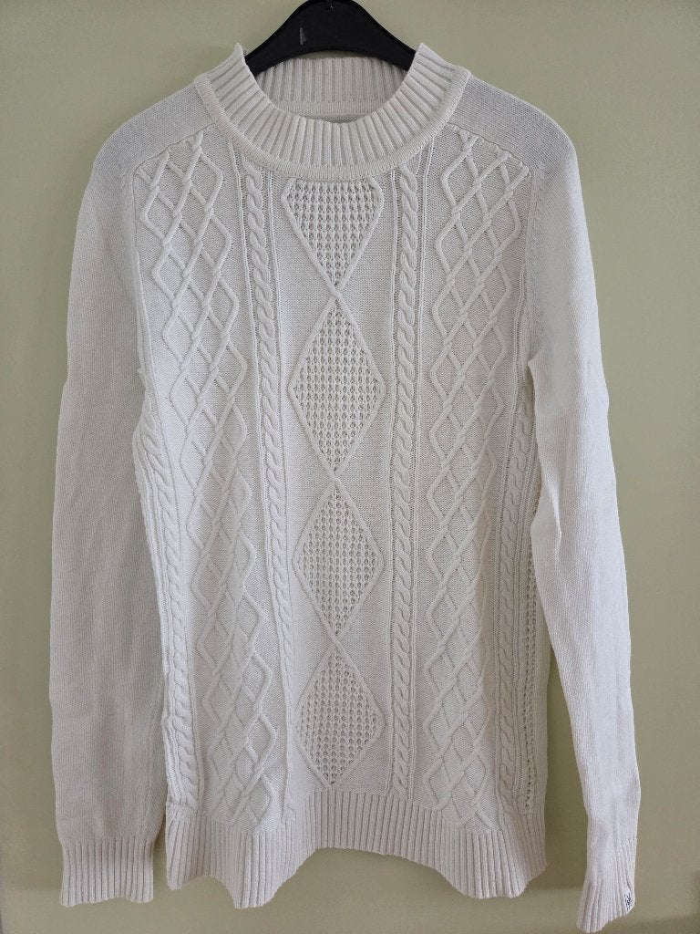 Silver creek heren trui wit maat S valt als M zgan, Vêtements | Hommes, Pulls & Vestes, Silver creek, Enlèvement ou Envoi, Comme neuf
