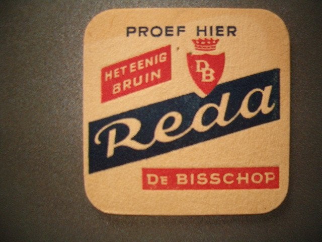 Bierviltje De Bisschop Leupegem 2 : 94 x 94 mm, Verzamelen, Ophalen of Verzenden, Gebruikt, Viltje(s)