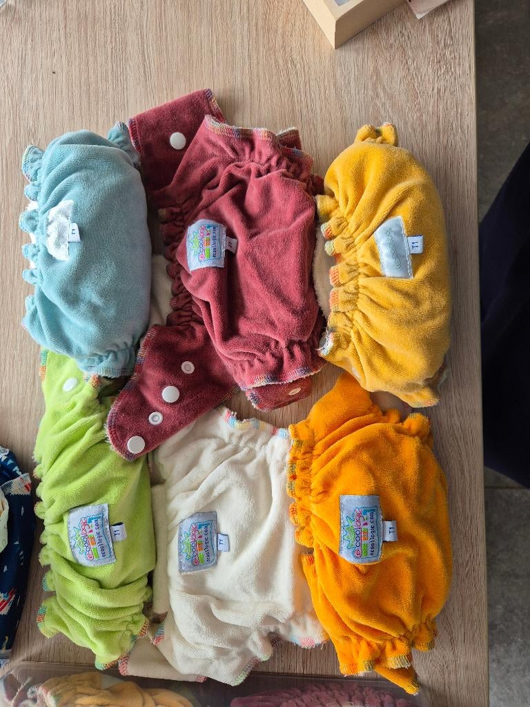 Couches et culottes lavables E.Cool Logic taille 1 -S, Kinderen en Baby's, Badjes en Verzorging, Ophalen, Nieuw, Overige typen