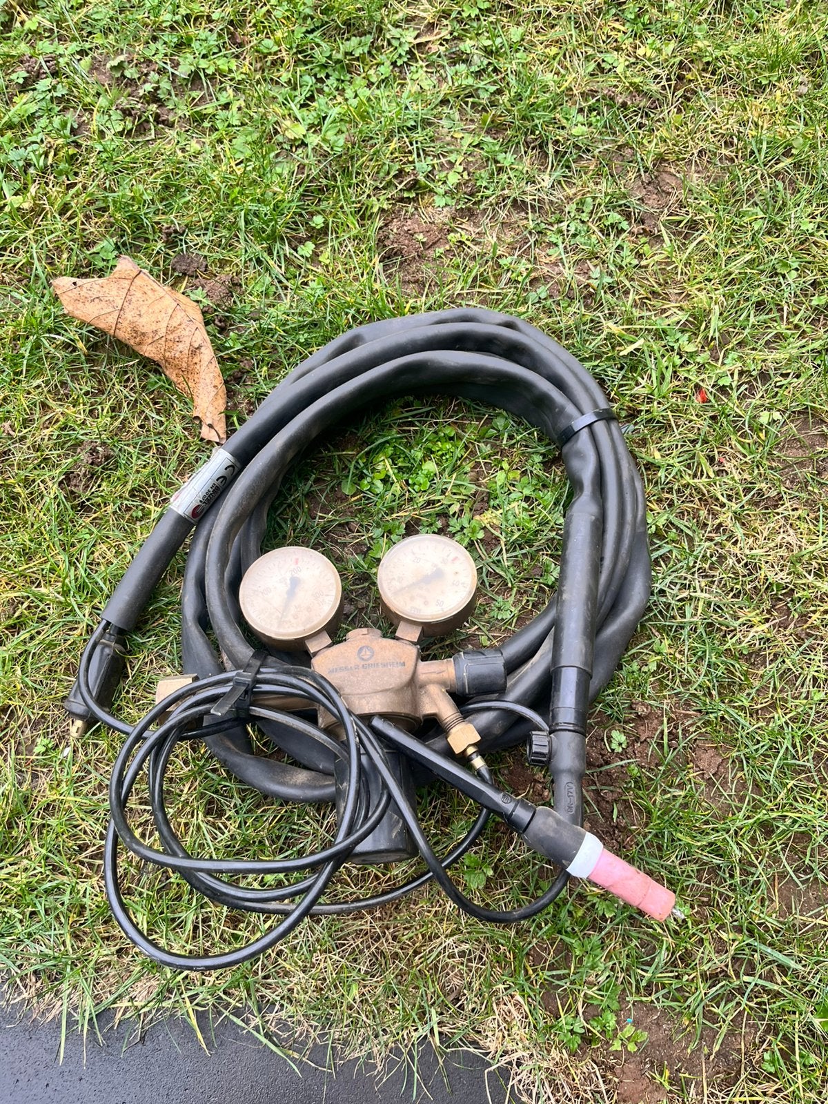 Toorts voor tiglas met manometer, Bricolage & Construction, Outillage | Soudeuses, Enlèvement, Comme neuf