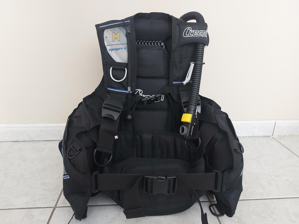 Bcd Cressi Aquapro 5, Watersport en Boten, Duiken, Zo goed als nieuw, Trimvest of Wing, Ophalen