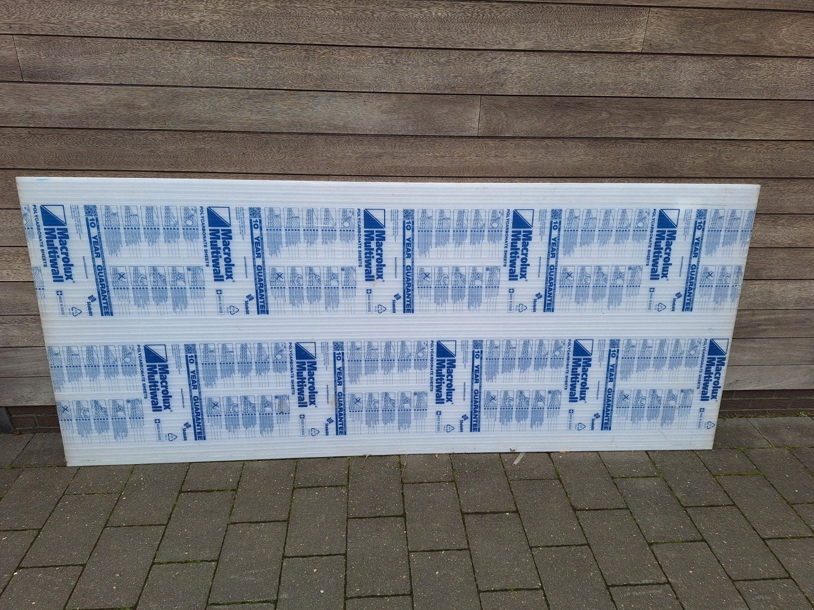 polycarbonaat kanaalplaat, Ophalen