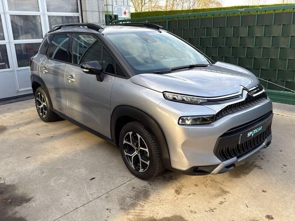 Citroen C3 Aircross 110pk + navigatie +sensoren achteraan, Auto's, Citroën, Bedrijf, 5 deurs, Parkeersensor, Zilver of Grijs
