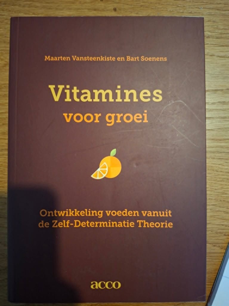 Boek 'Vitamines voor groei' te koop, Ophalen, Zo goed als nieuw, Ontwikkelingspsychologie, Vansteenkiste en Soenens