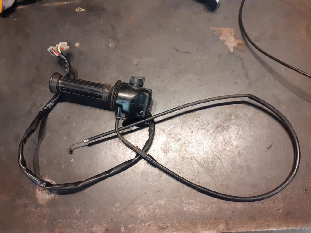 Gashendel met stuurschakelaar Yamaha XV 750, Particulier