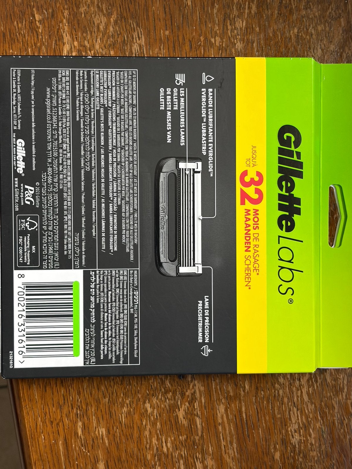 Lames Gillette Labs – Pack de 16 recharges – Neuf, Enlèvement, Comme neuf