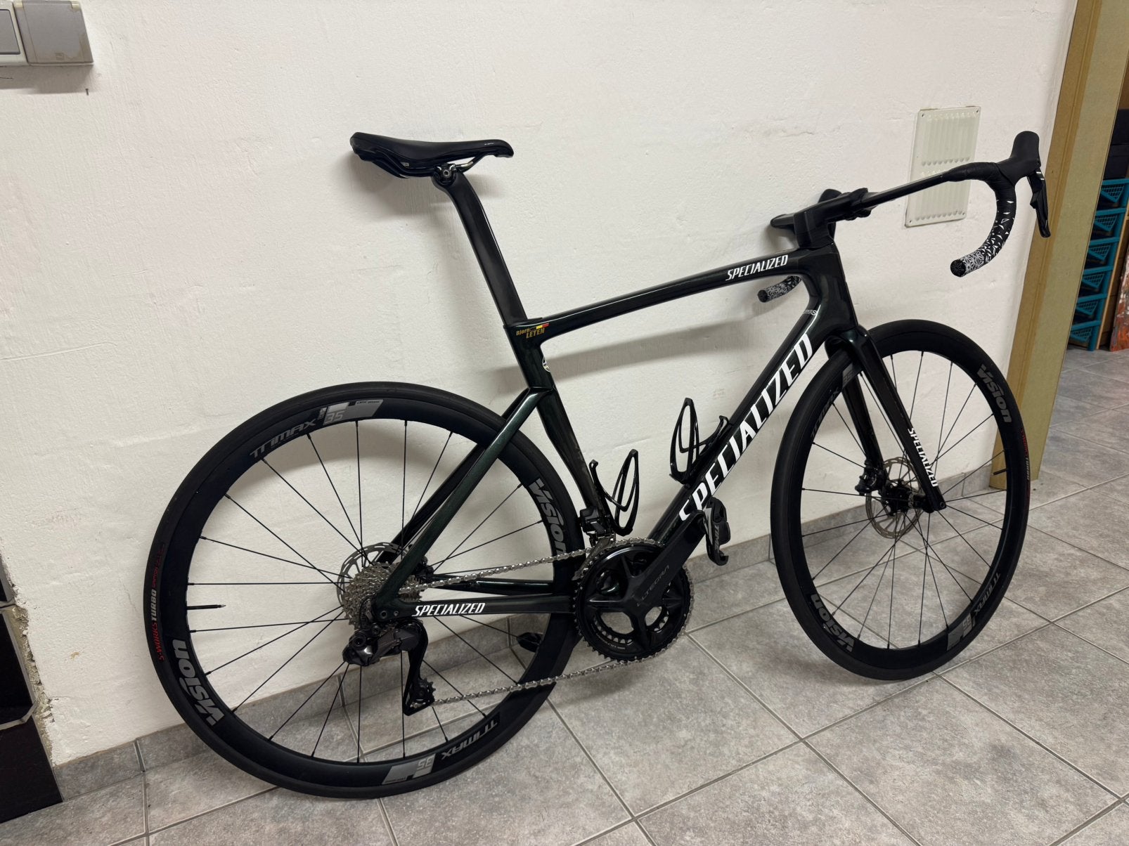 Specialized Tarmac SL7, Fietsen en Brommers, Versnellingen, Zo goed als nieuw, Schijfrem, 53 tot 57 cm