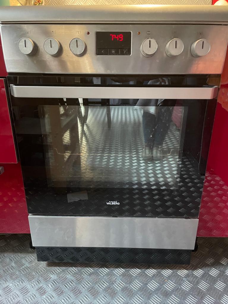Cuisinière à gaz Valberg, Electroménager, Cuisinières, Enlèvement, Utilisé, À Poser, 4 zones de cuisson