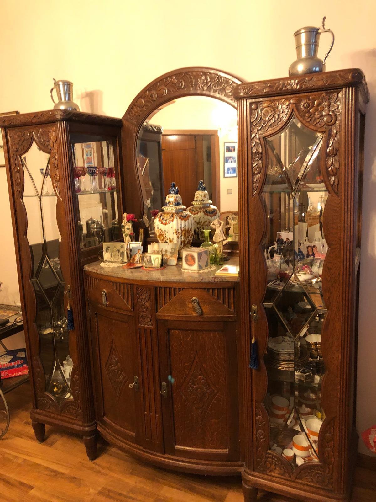 Vitrinekast, Antiek en Kunst, Ophalen