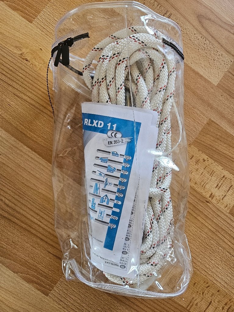 Tractel RLX D11 15 m – Corde antichute neuve sous scellé, Doe-het-zelf en Bouw, Veiligheidskleding, Ophalen of Verzenden, Nieuw