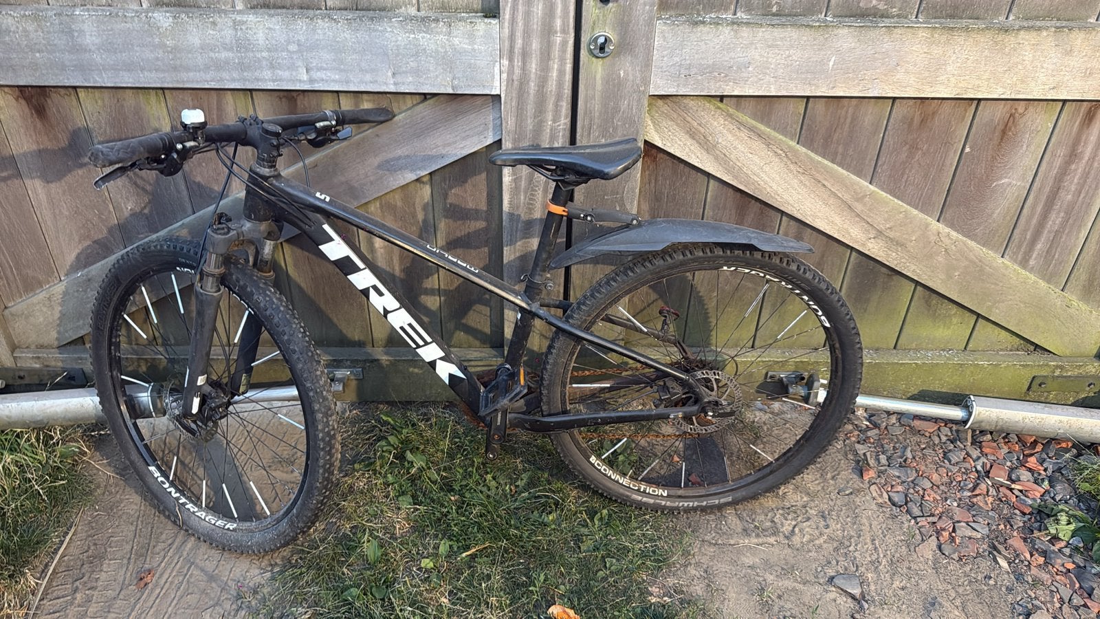 Mountainbike trek, Fietsen en Brommers, Ophalen, Gebruikt, Vering, 15 tot 20 versnellingen
