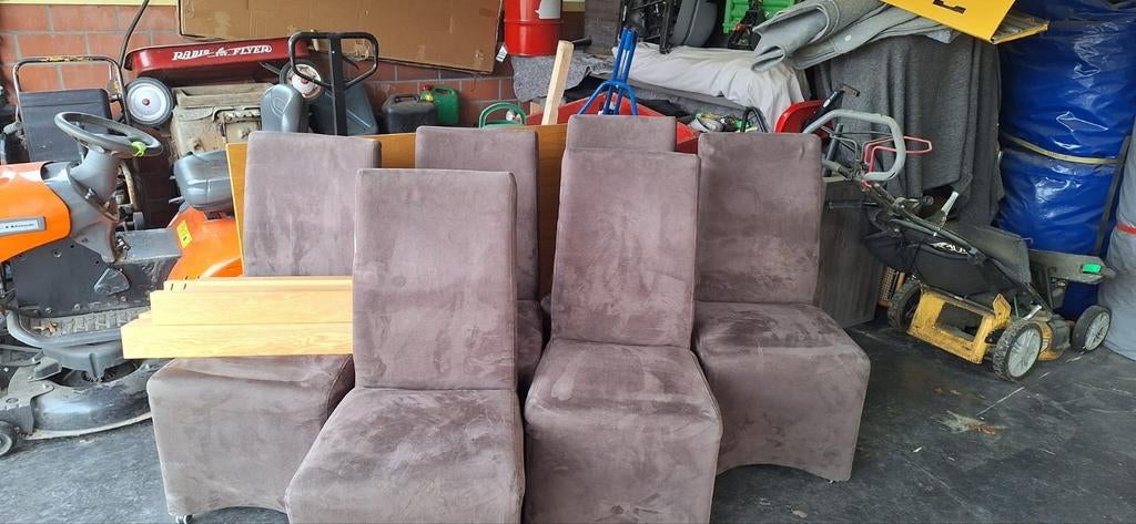 Tafel en stoelen, Huis en Inrichting, Stoelen, Ophalen, Gebruikt