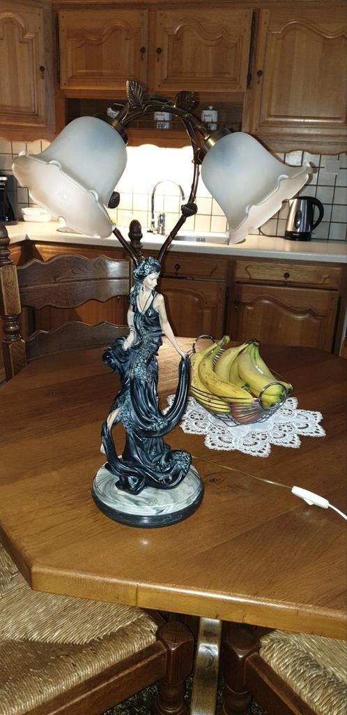Brocante tafellamp, Antiek en Kunst, Ophalen