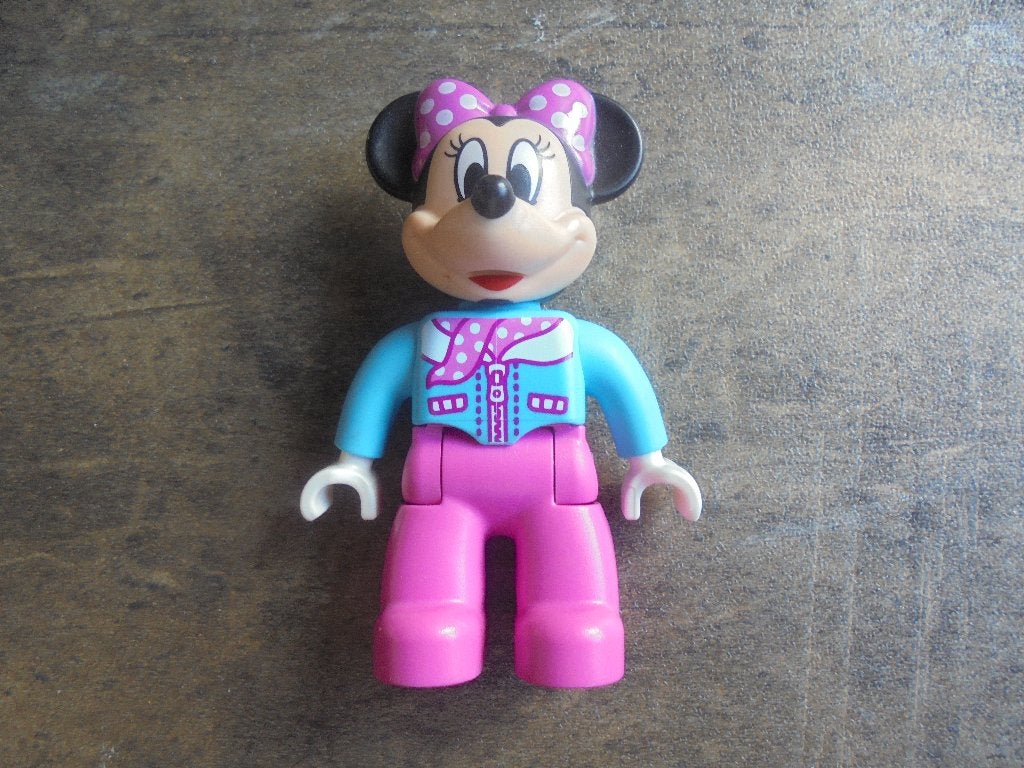 Lego Duplo Disney Figure Minnie Mouse (zie foto's), Enlèvement ou Envoi, Utilisé, Briques en vrac, Disney