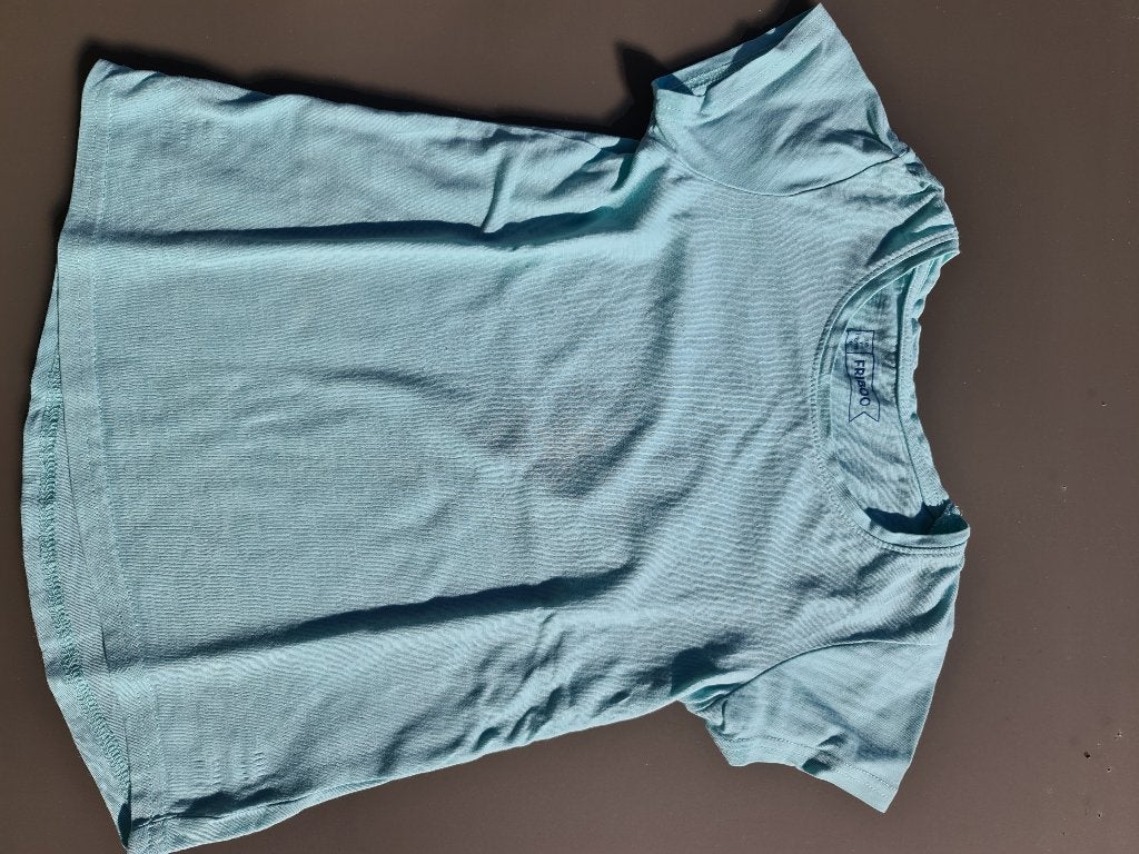 appelblauwzeegroen t-shirt, 110, Ophalen, Zo goed als nieuw
