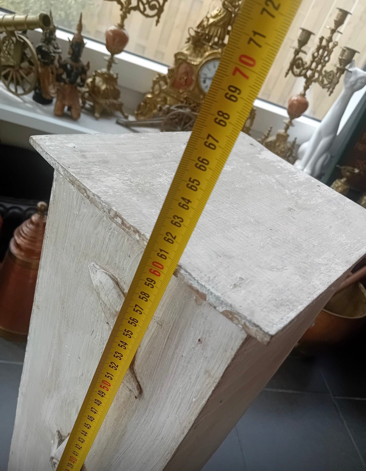 Smalle houten ladekast – maritieme stijl -10€ 65 sm, Ophalen, Zo goed als nieuw