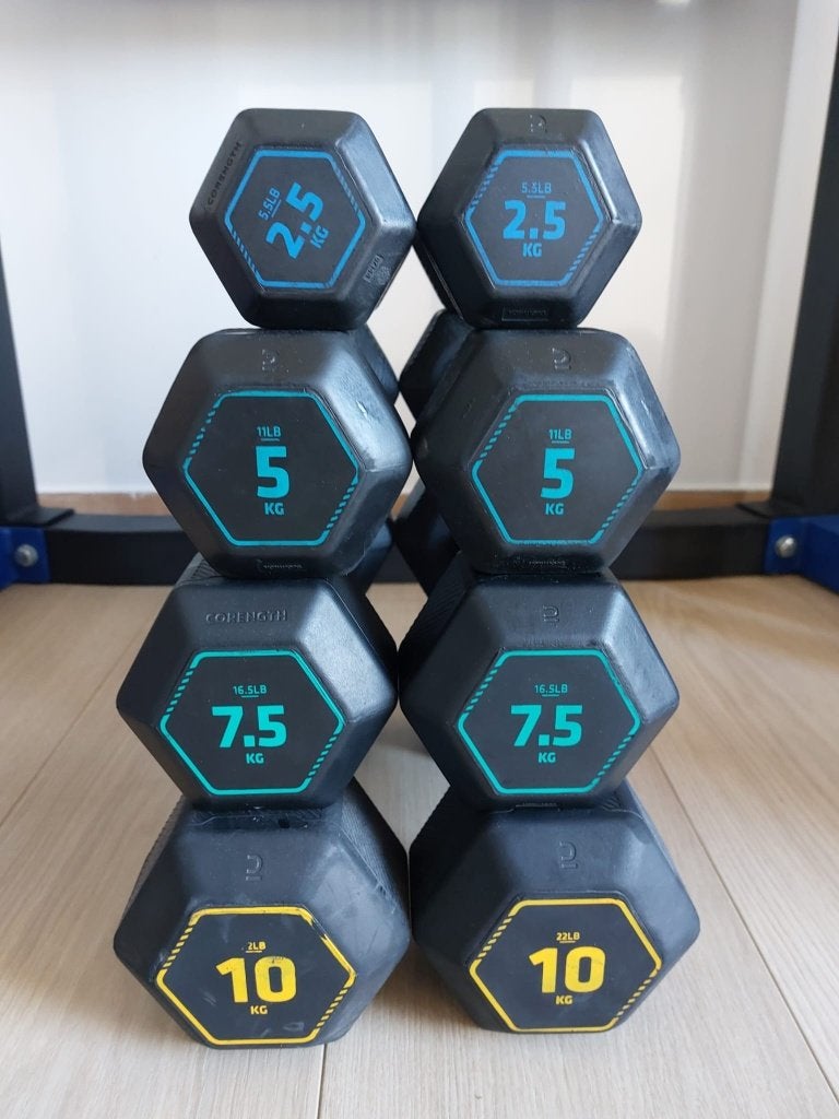 Dumbbell, Sports & Fitness, Enlèvement, Comme neuf, Dos, Haltère