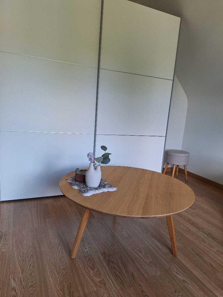 Salontafel, Huis en Inrichting, Ophalen, 50 tot 100 cm, Zo goed als nieuw, Eikenhout