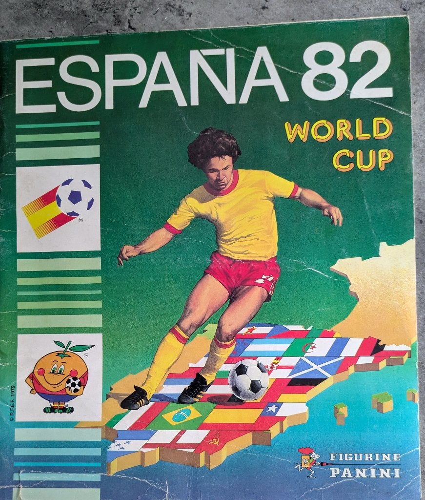 PANINI WORLD CUP ESPANA 82 VOLLEDIG LEEG  STICKER ALBUM, Ophalen of Verzenden, Sticker