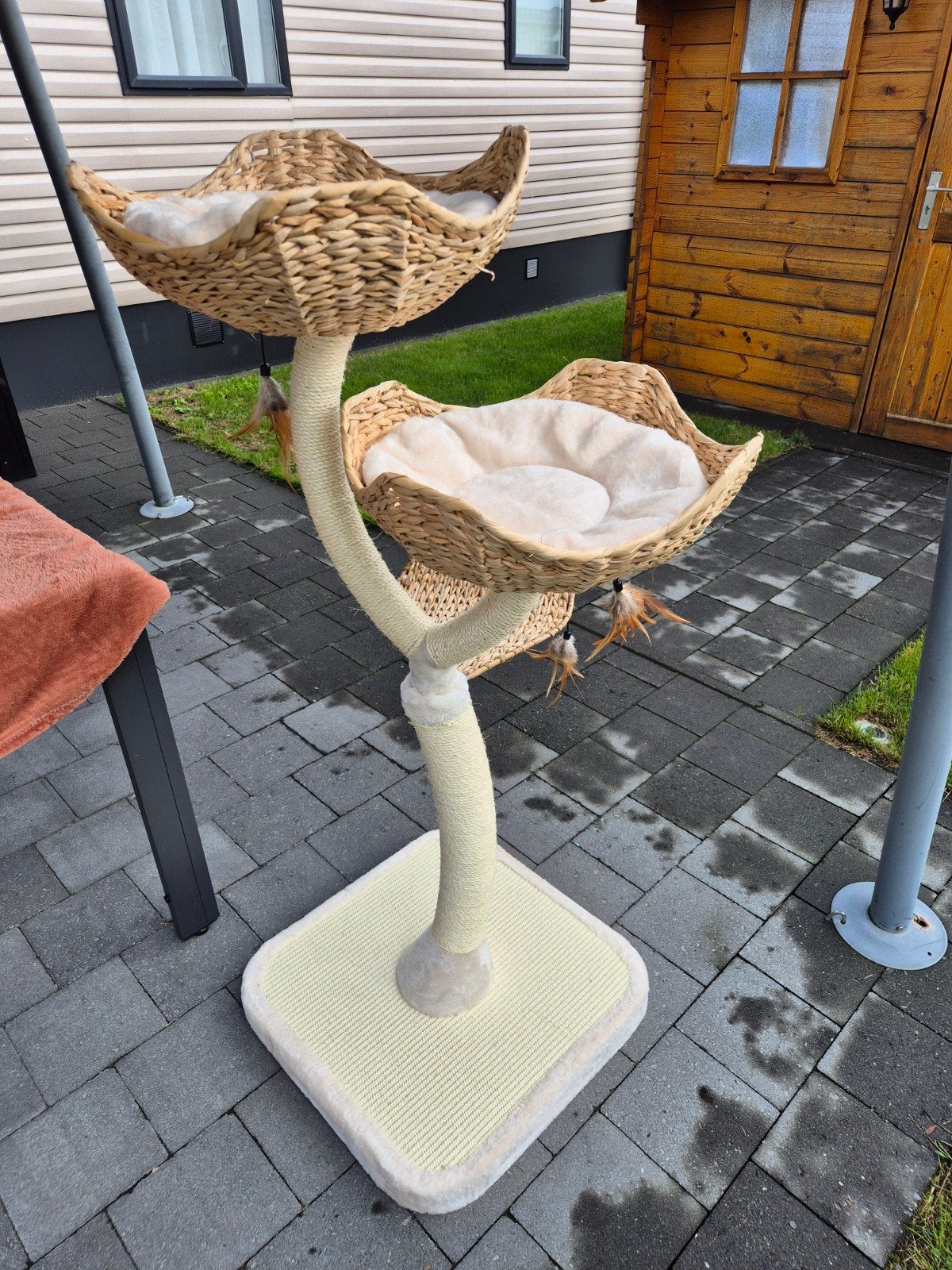 Nouvel arbre à chat fleuri, Enlèvement, Neuf, Griffoir