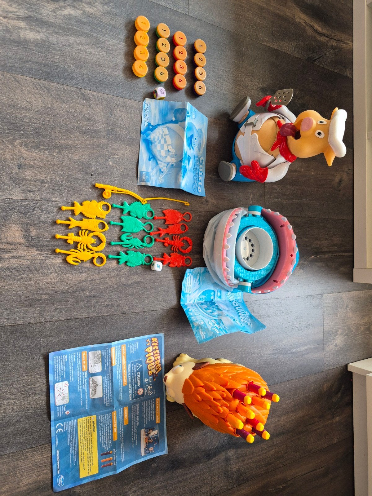 Lot de 3 jeux de société amusants (Goliath & Hasbro), Trois ou quatre joueurs, Enlèvement, Utilisé