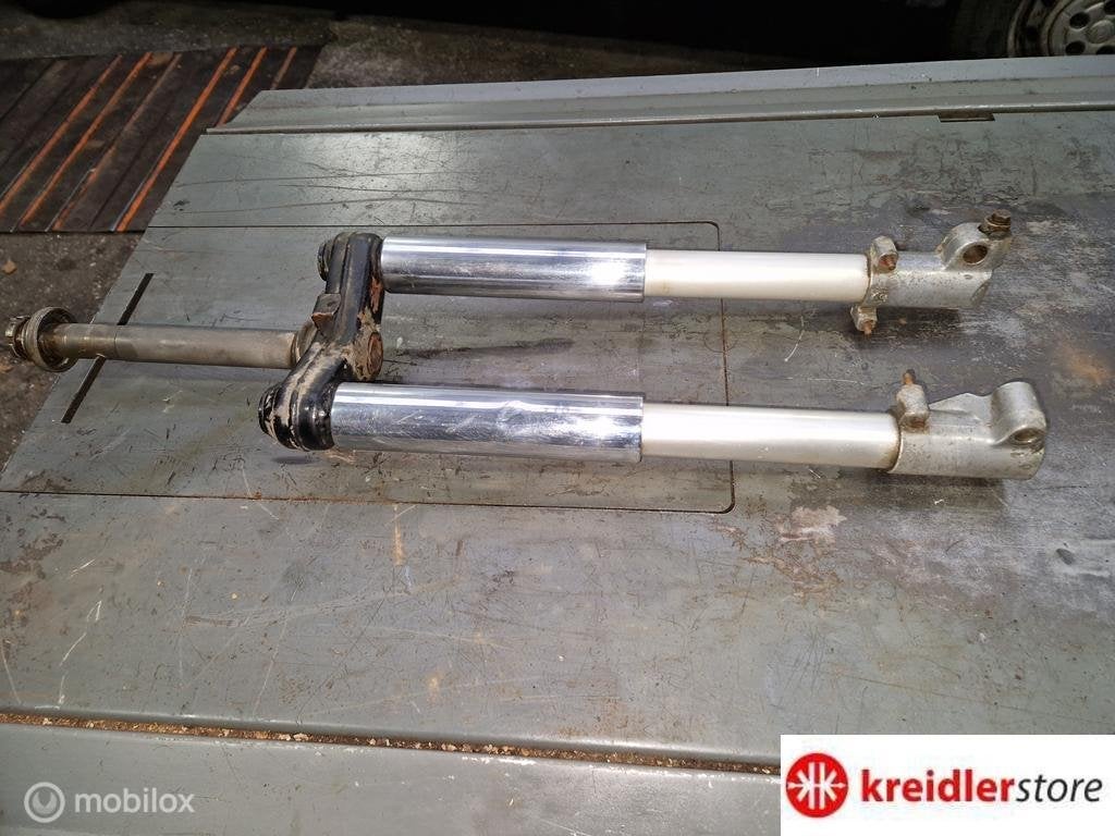 Kreidler Buffeltank voorvork compleet nette staat, Enlèvement ou Envoi, Kreidler, Utilisé, Kreidler