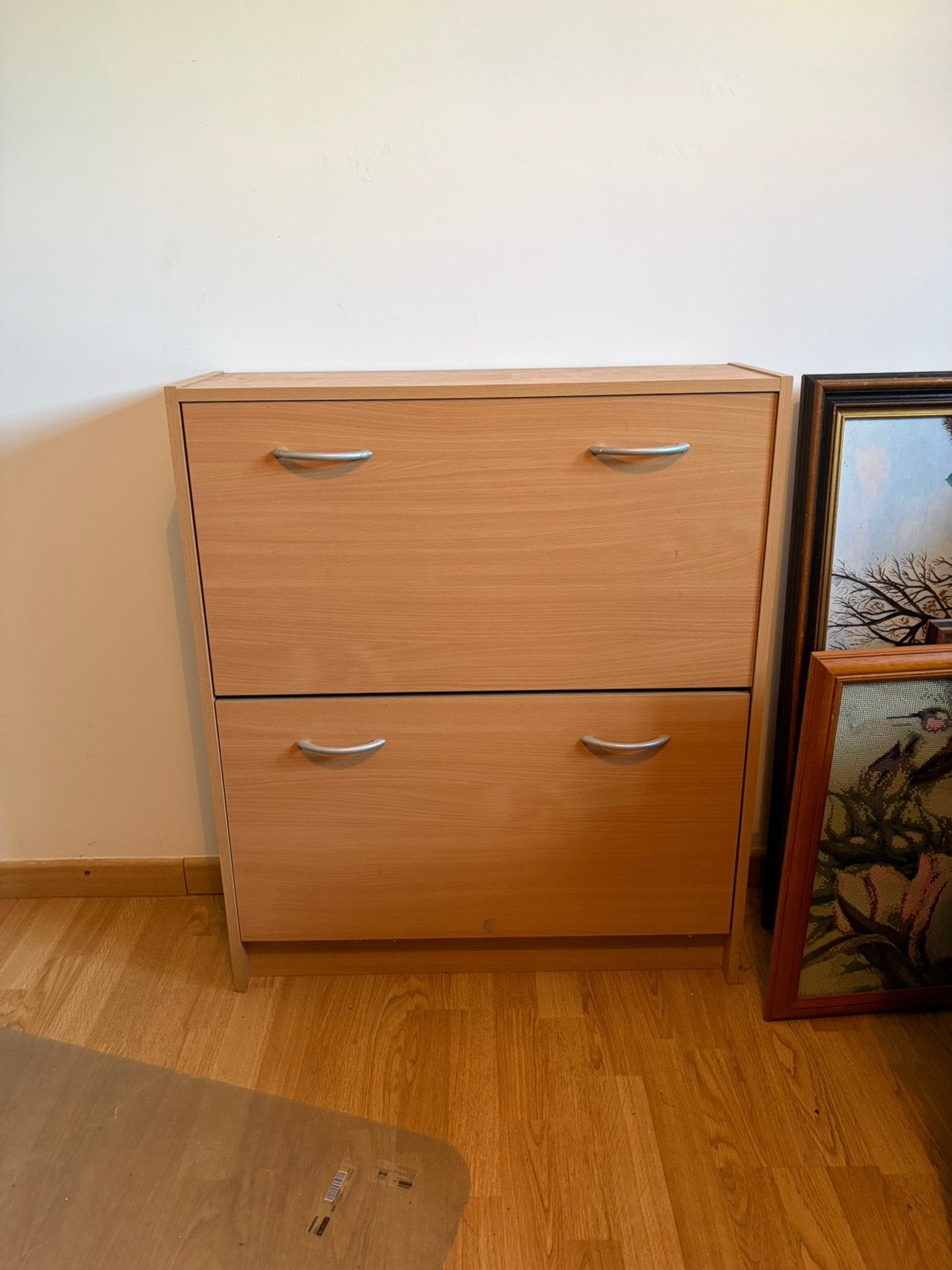 Schoenenkastje, Ophalen, Gebruikt