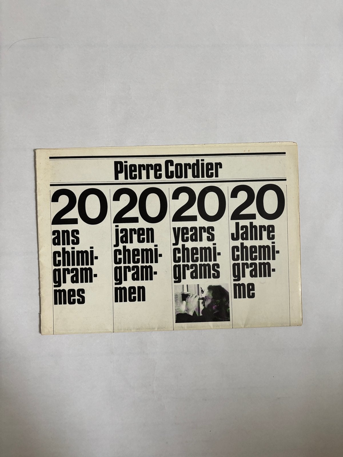 Pierre Cordier 20 jaren chemigrammen, Verzenden, Zo goed als nieuw, Schilder- en Tekenkunst