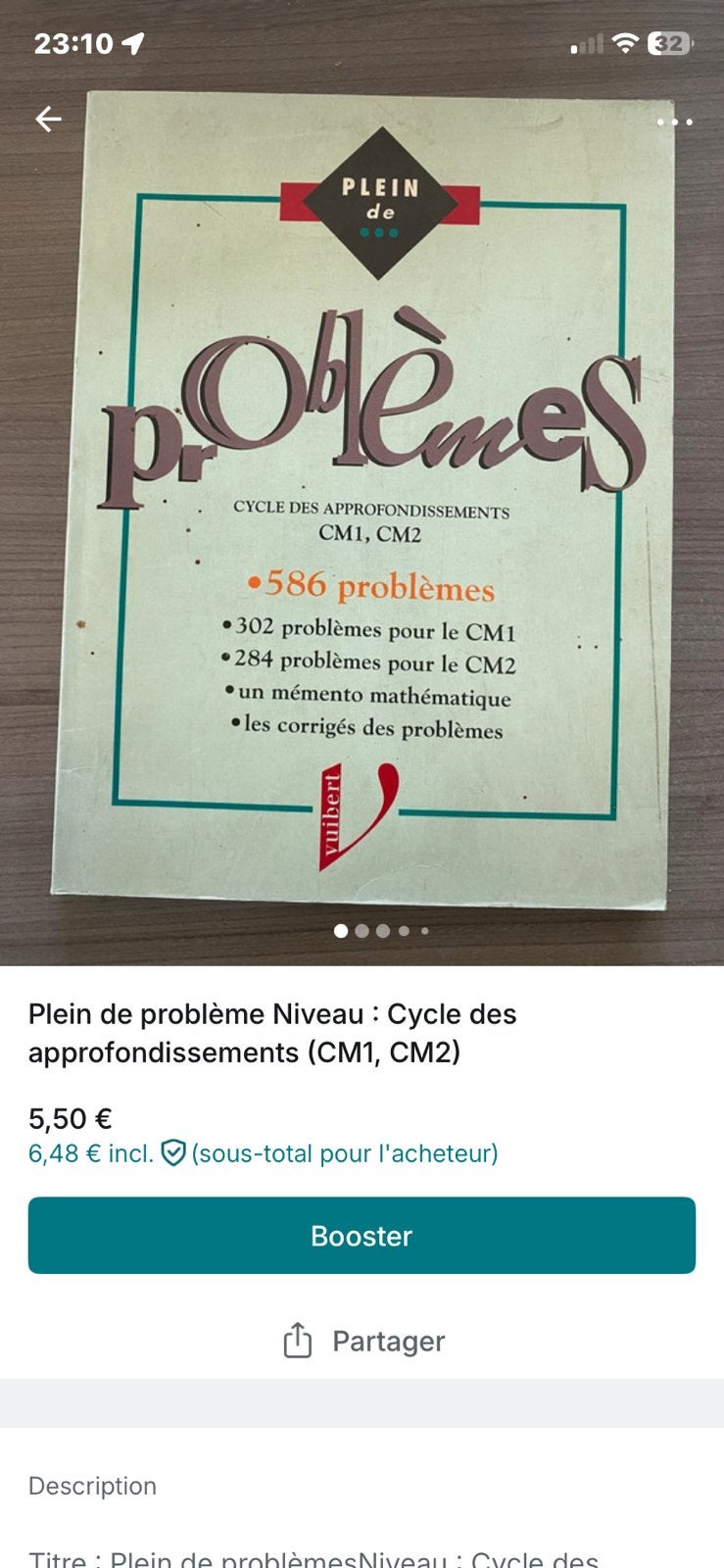 À vendre livres pour l’ecole, Enlèvement ou Envoi, Comme neuf