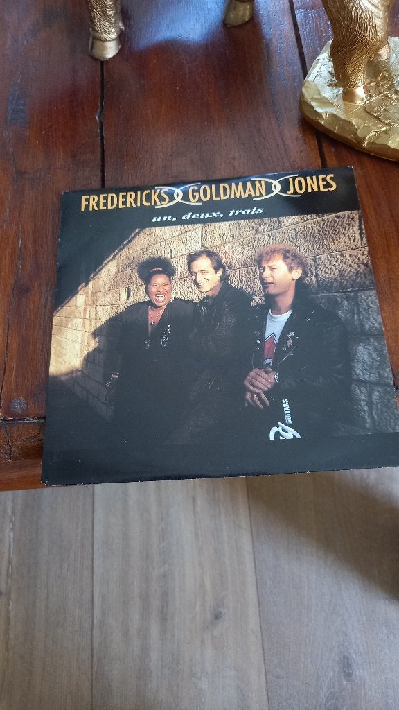 vinyl (45T) frédéricks/goldman/jones "un deux trois", CD & DVD, Enlèvement, Comme neuf, Pop