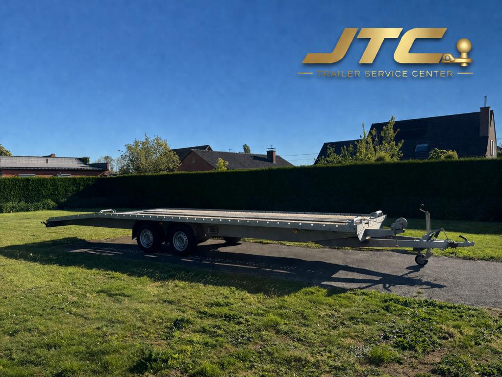 Remorque porte-voitures double essieu – ÉTAT IMPECCABLE, Autos : Divers, Remorques, Enlèvement, Utilisé