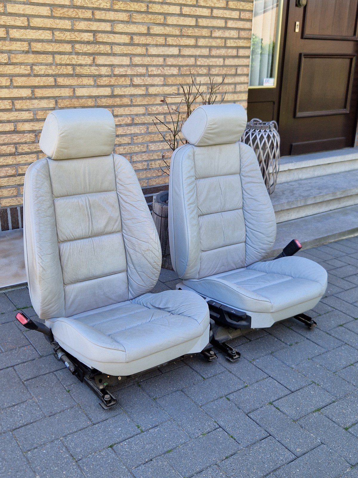 Sièges E36 en cuir gris (berline/tourisme), Autos : Pièces & Accessoires, Enlèvement, Utilisé, BMW