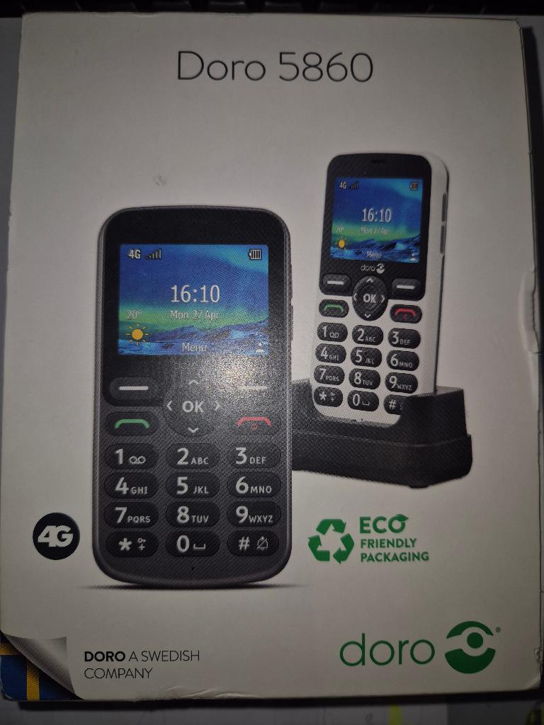 Doro 5860 4G-telefoon - ideaal voor senioren - nieuw!, Telecommunicatie, Mobiele telefoons | Overige merken, Ophalen of Verzenden