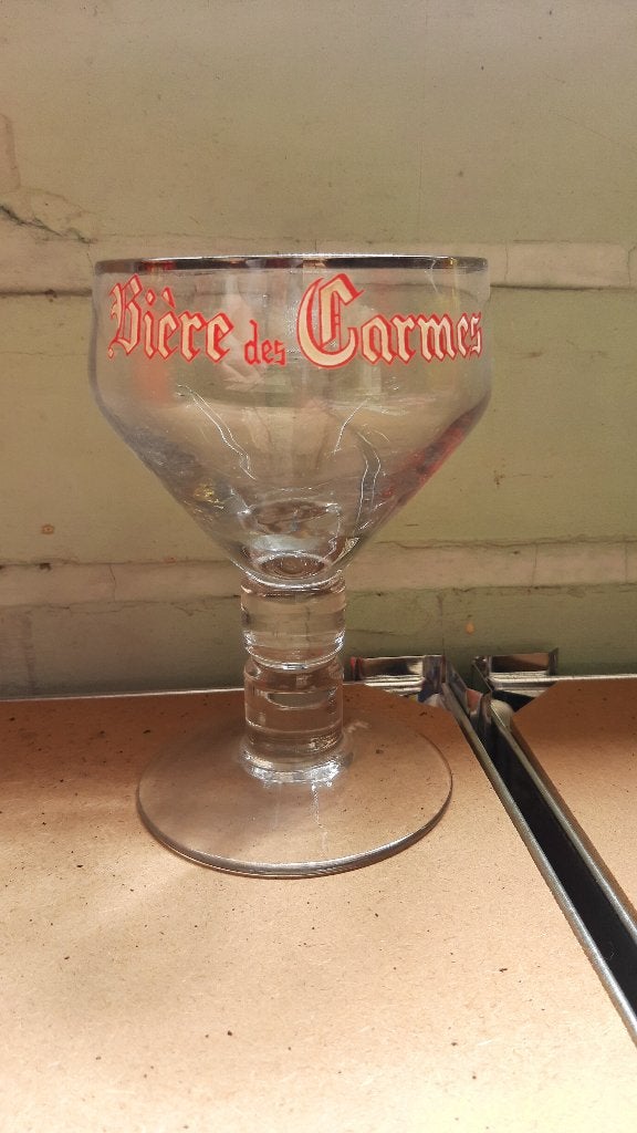 Verre à bière Bière des Carmes, Collections, Verres & Petits Verres, Enlèvement, Comme neuf, Verre à bière